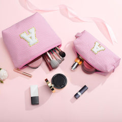 YOOLIFE makeup bag shown in two sizes for versatile travel and carry