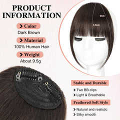 YOLIN bangs with temples detail highlights seamless integration for daily styling