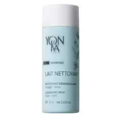 Yon-Ka Lait Nettoyant bottle pour showing gentle cleanse for makeup removal