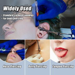 YONGDA catheter needle close-up hollow tip highlighting easy insertion.