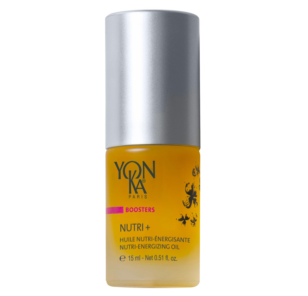 Yon-Ka Booster Nutri+ bottle close shows nourishing oil for dry skin