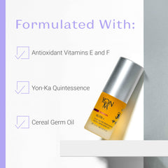 Yon-Ka Booster Nutri+ ingredients-oil features vitamin-rich oils for antioxidant support
