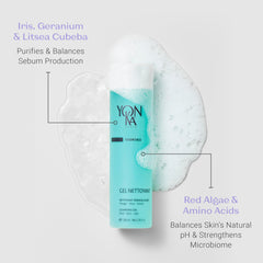 Yonka Gel Cleanser lavender citrus aroma signals spa-at-home soothing