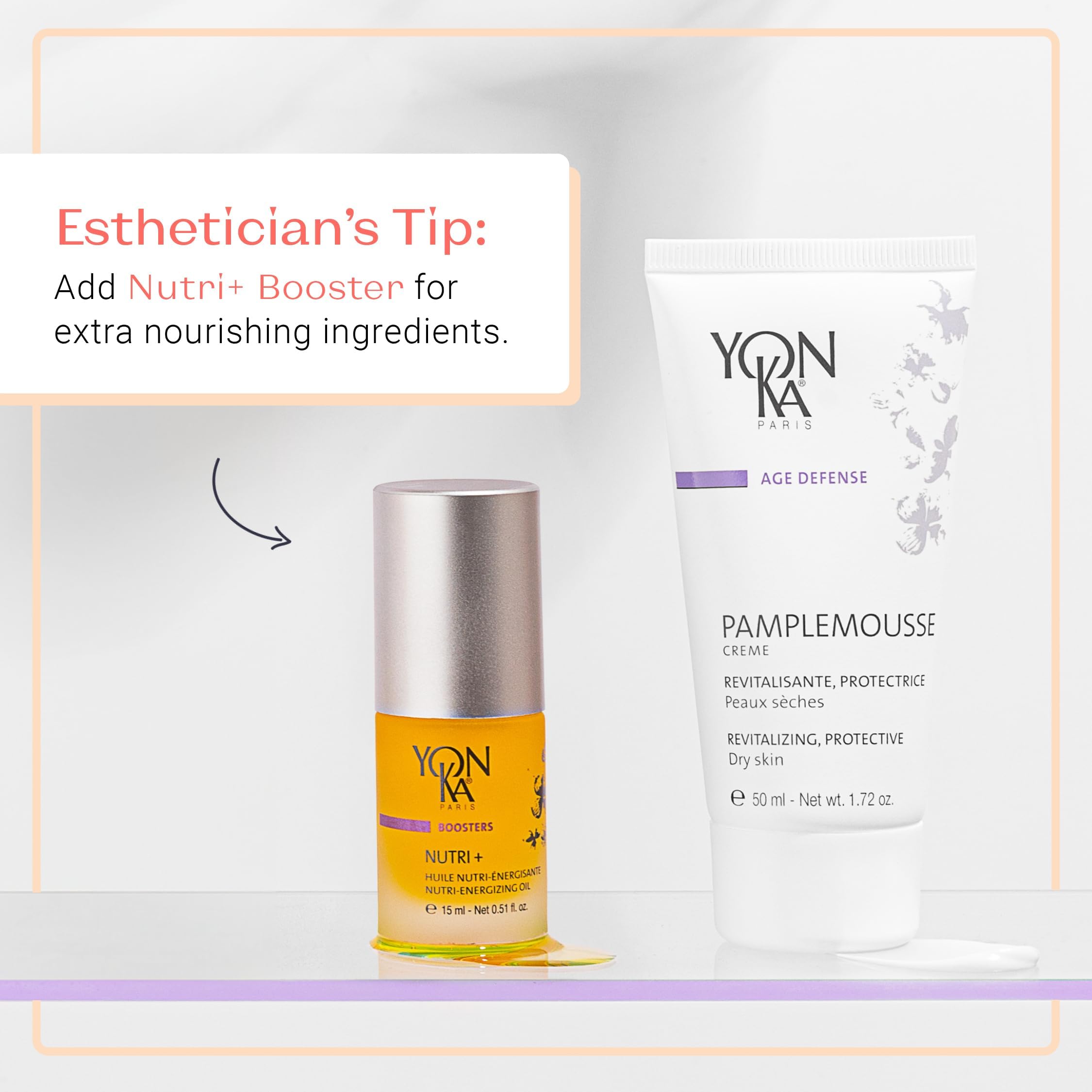 Yonka grapefruit extract vitamin C scene emphasizes natural antioxidant boost for skin