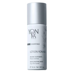 Yon-Ka Lotion PS Toner bottle shows pore refinement and hydration in a clean skincare moment.