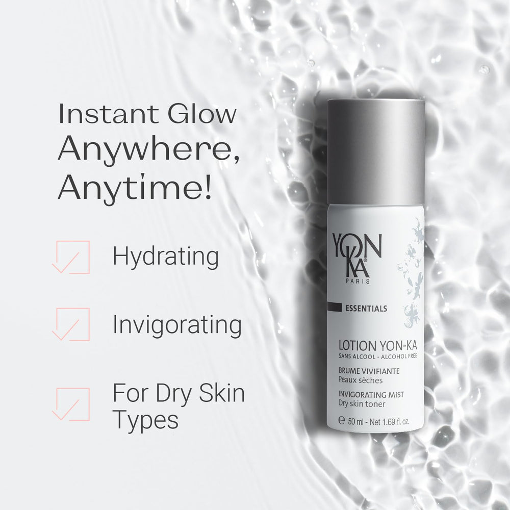 Yon-Ka Lotion PS Toner mist-dispense illustrating a refreshing hydration spray.