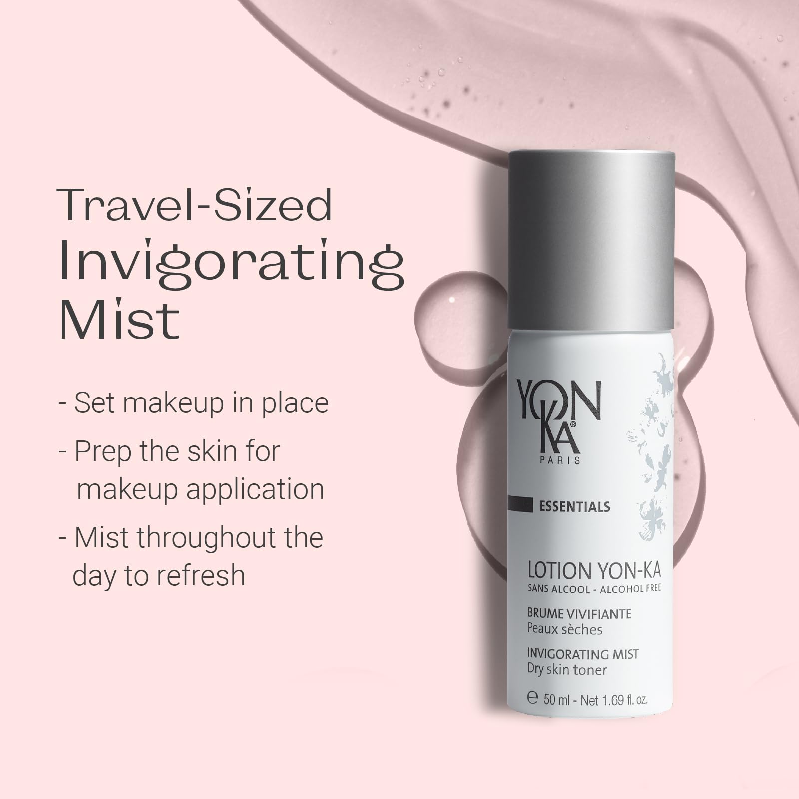 Yon-Ka Lotion PS Toner close-up on pore-refinement and even-toned skin potential.