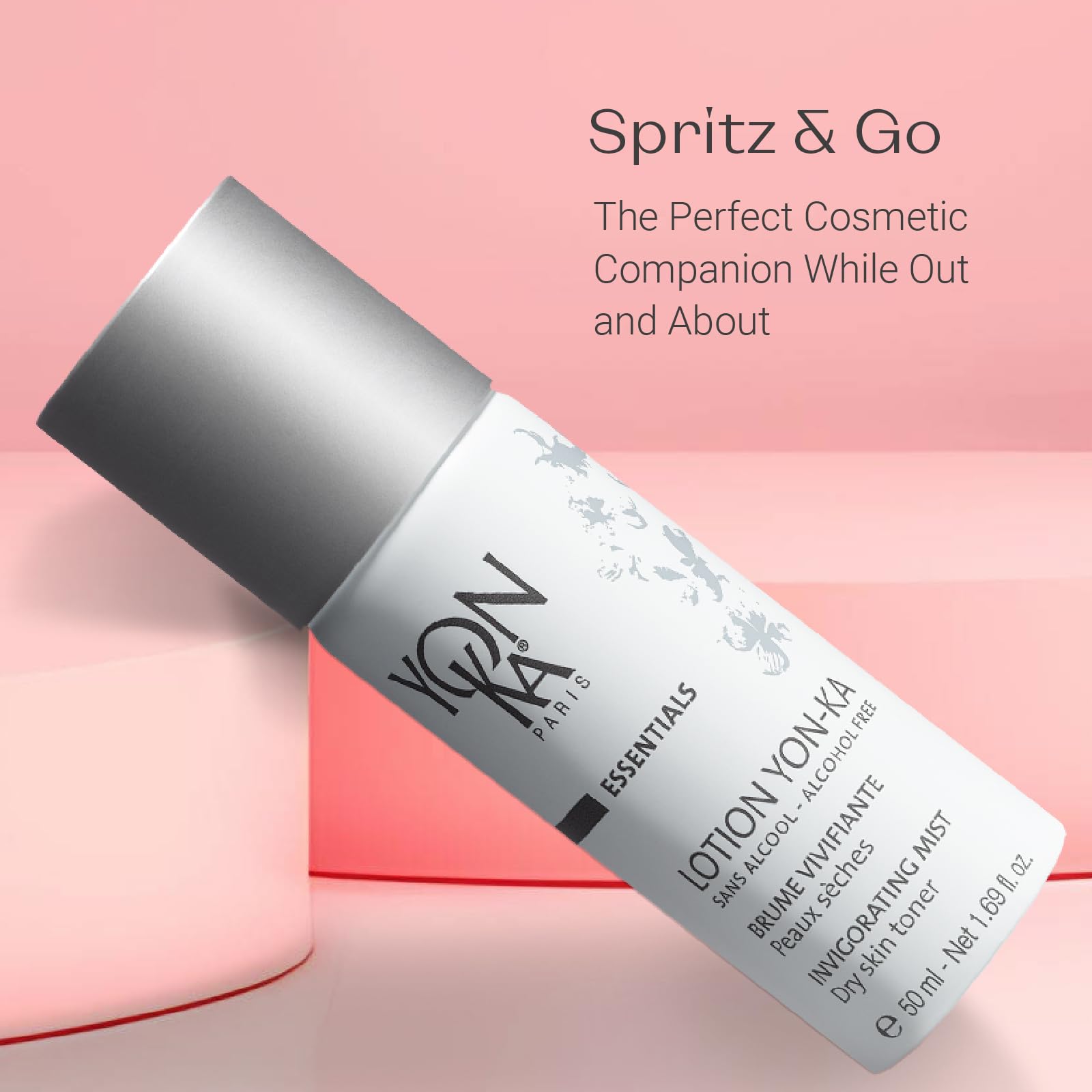 Yon-Ka Lotion PS Toner travel-size 1.6oz showcased for on-the-go skincare.