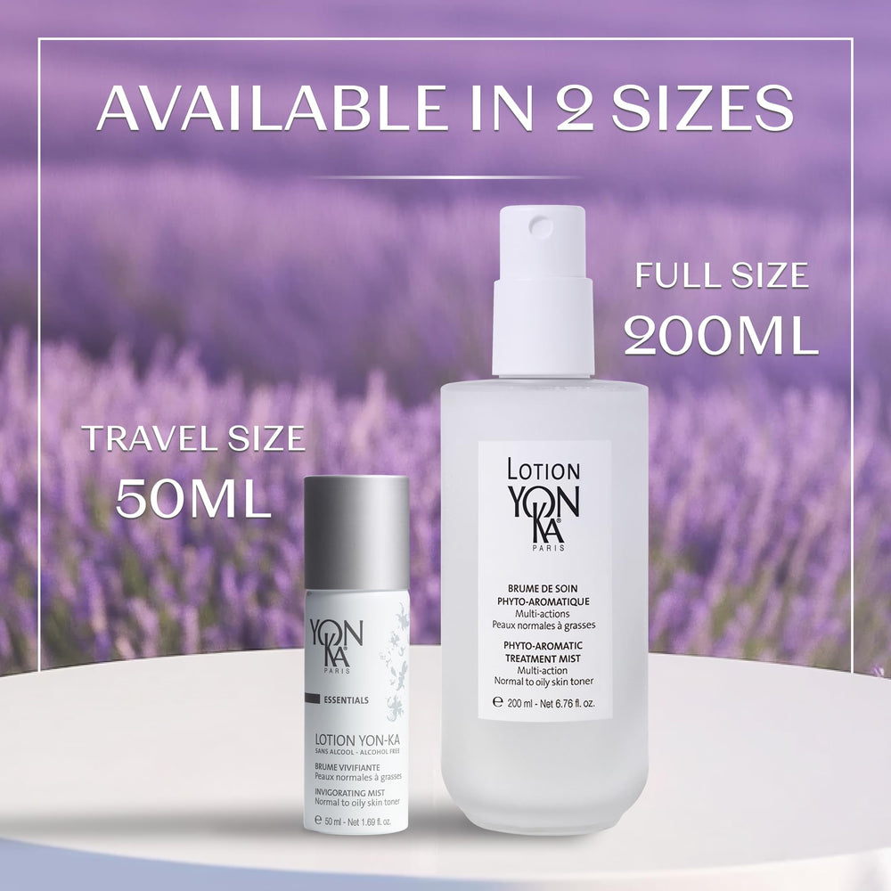 Yonka Lotion PNG Toner daily-use scene emphasizes on-the-go spritz