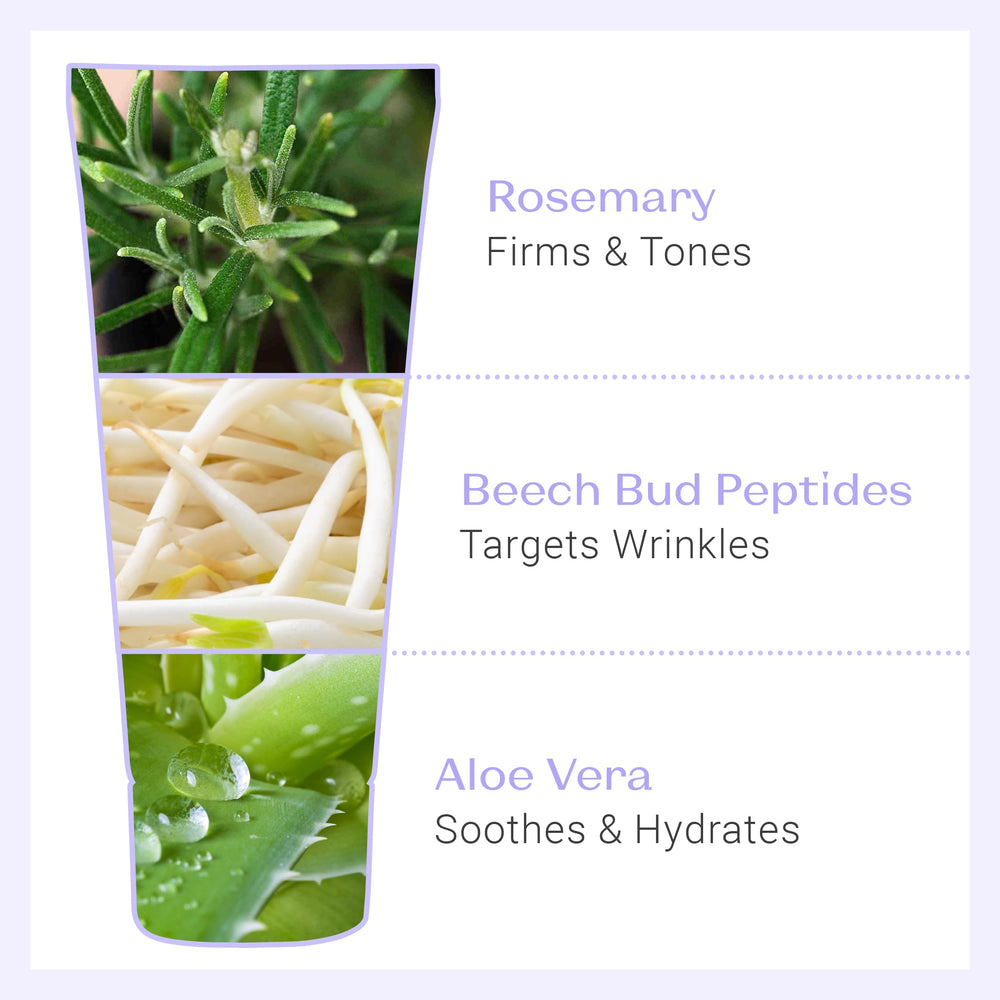 Yonka Phyto-Contour application guidance image shows gentle dabbing for refreshed, rested-looking eyes.