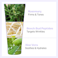 Yonka Phyto-Contour application guidance image shows gentle dabbing for refreshed, rested-looking eyes.