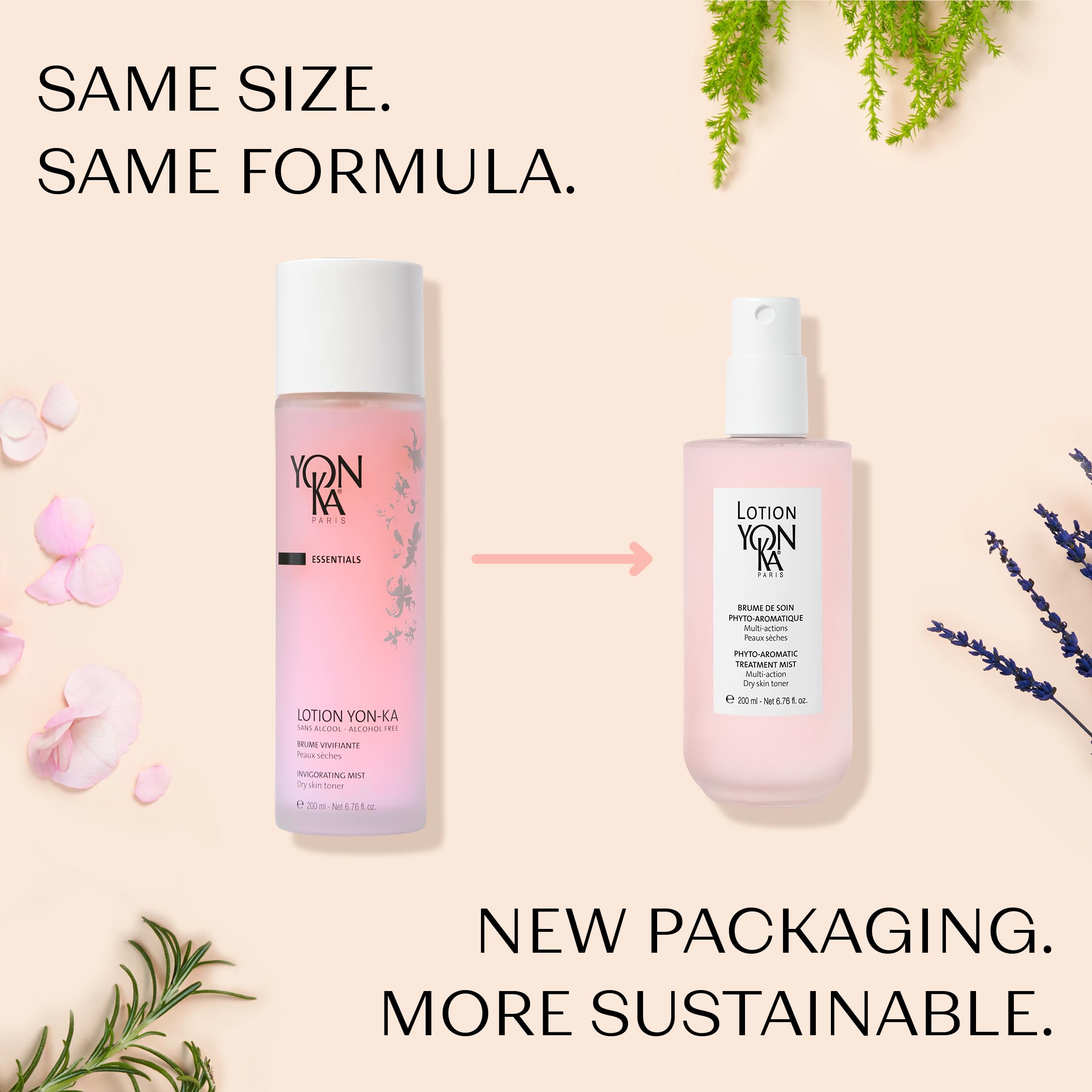 Yon-Ka PS Toner Mist spray bottle provides an alcohol-free refreshing boost.