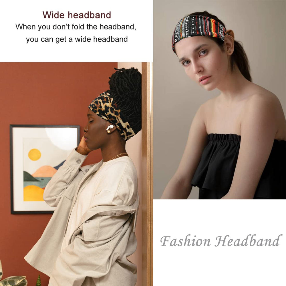 YONUF women's headband in workout action for sweat-wicking and secure hair.