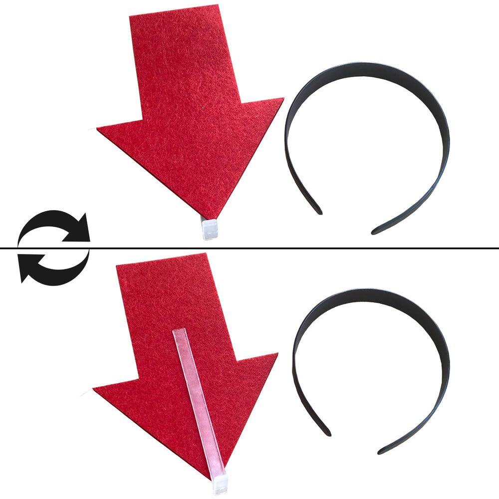 YOOLEETC elastic black headband durable fit for most heads during long parties.