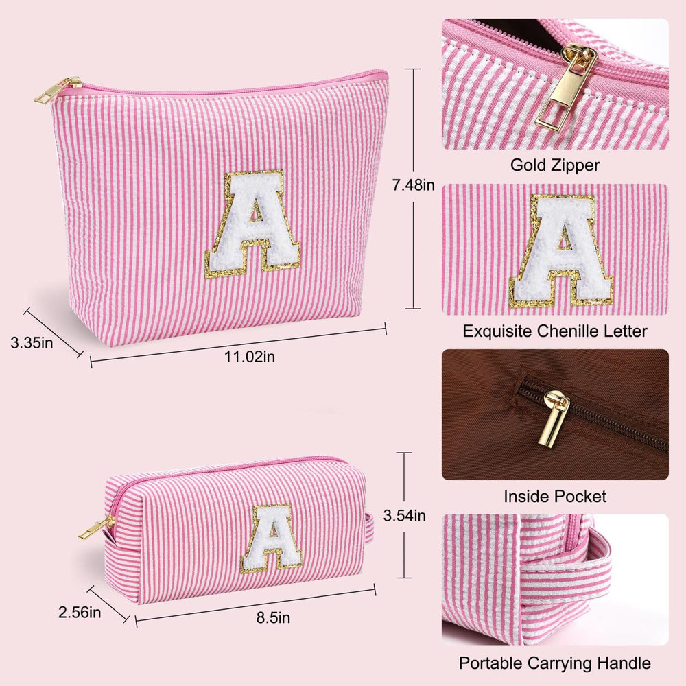 YOOLIFE compact makeup pouch showing portable size for travel