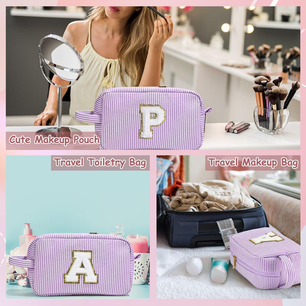 YOOLIFE initial letter stitch detail adds durable personalization and style
