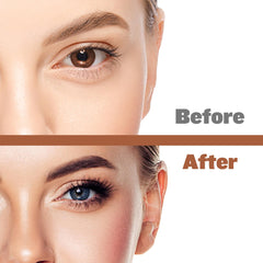 Natural wispy look achieved with YOONOYA lash clusters for subtle enhancement.