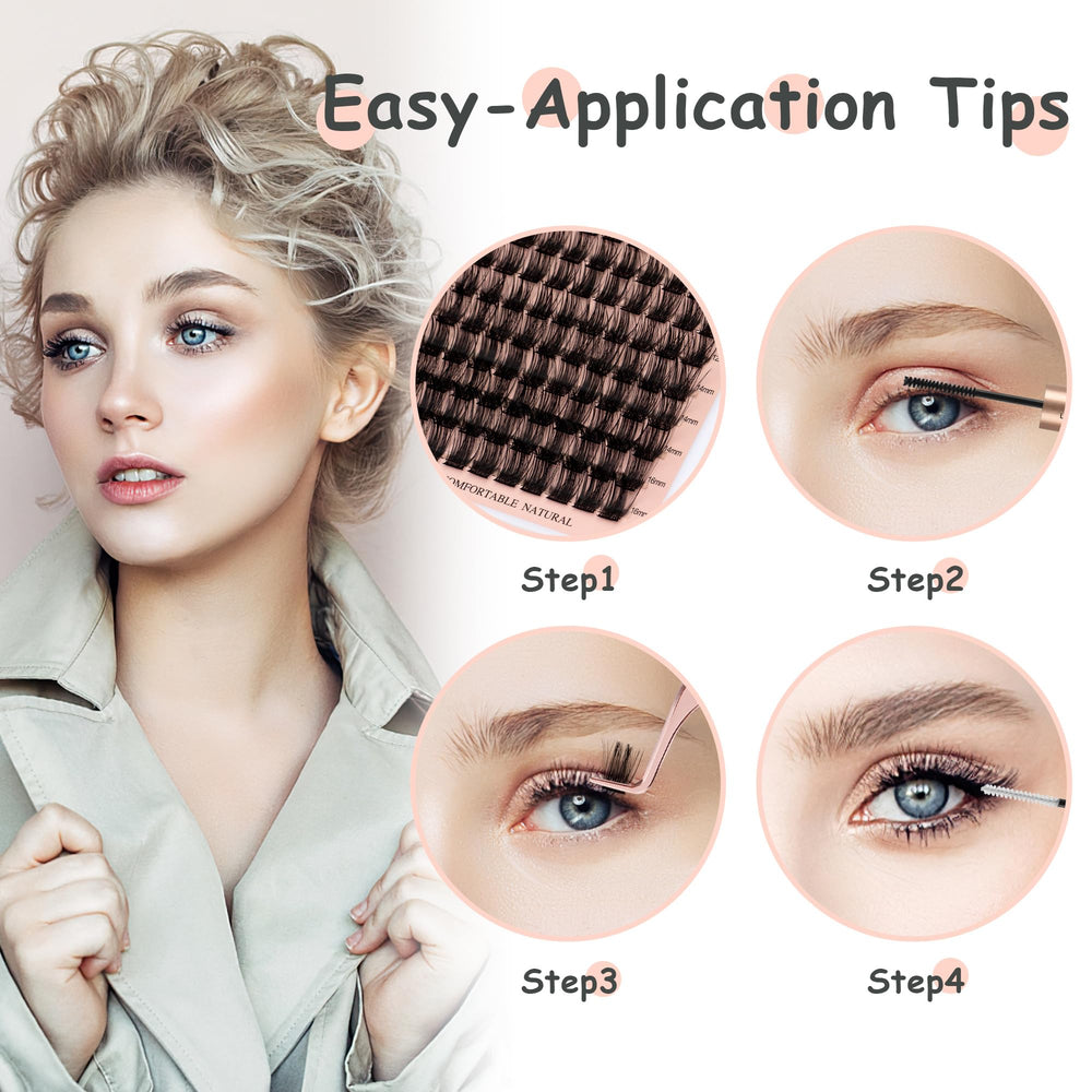 Professional-grade YOONOYA lash clusters for designers seeking glamorous results.