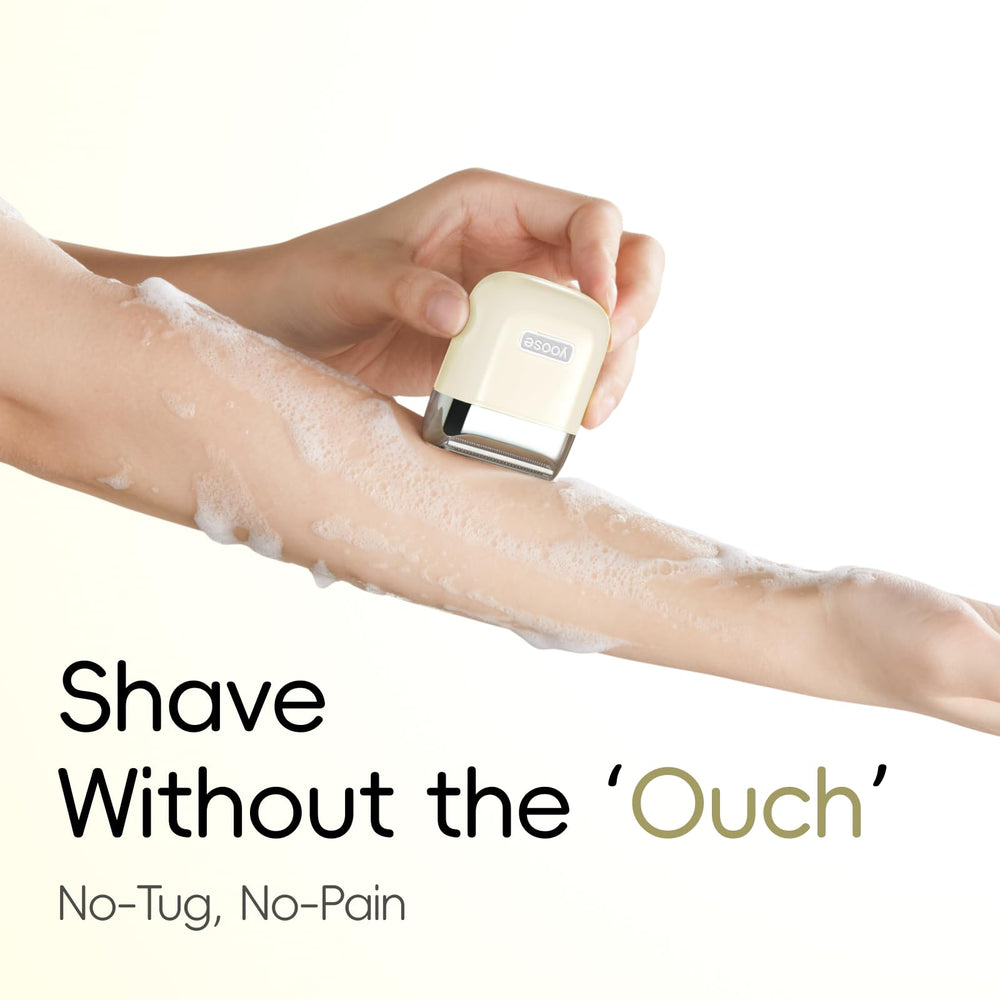 Yoose electric razor women ipx7-waterproof allows wet or dry use for shower-ready shaving.