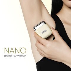 Yoose electric razor women usb-c-recharge offers quick, convenient power for travel touch-ups.