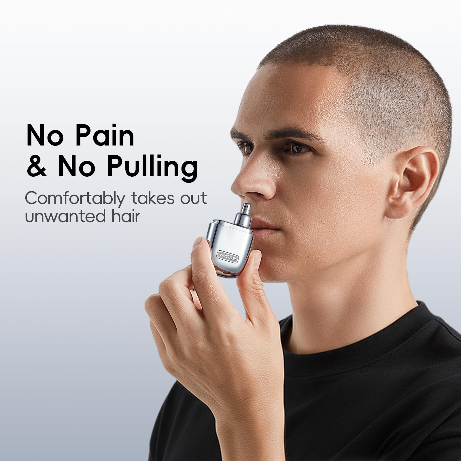 Yoose nose trimmer alloy edition precision blades deliver smooth trimming