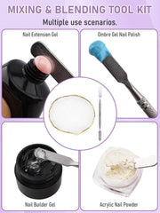 YOOVR dual-ended spatula enables easy gel scooping with clean lines