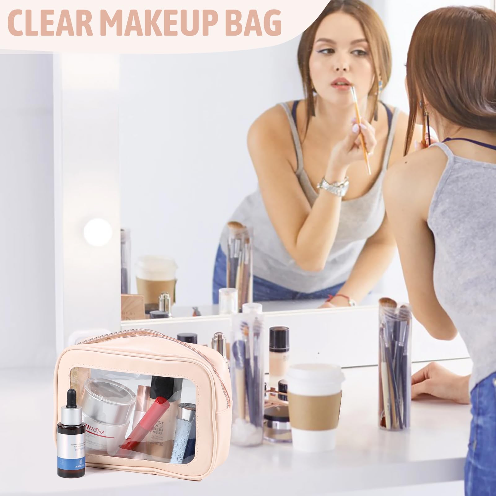 YOPCDJ clear car bag organizer—find travel items fast during rides.