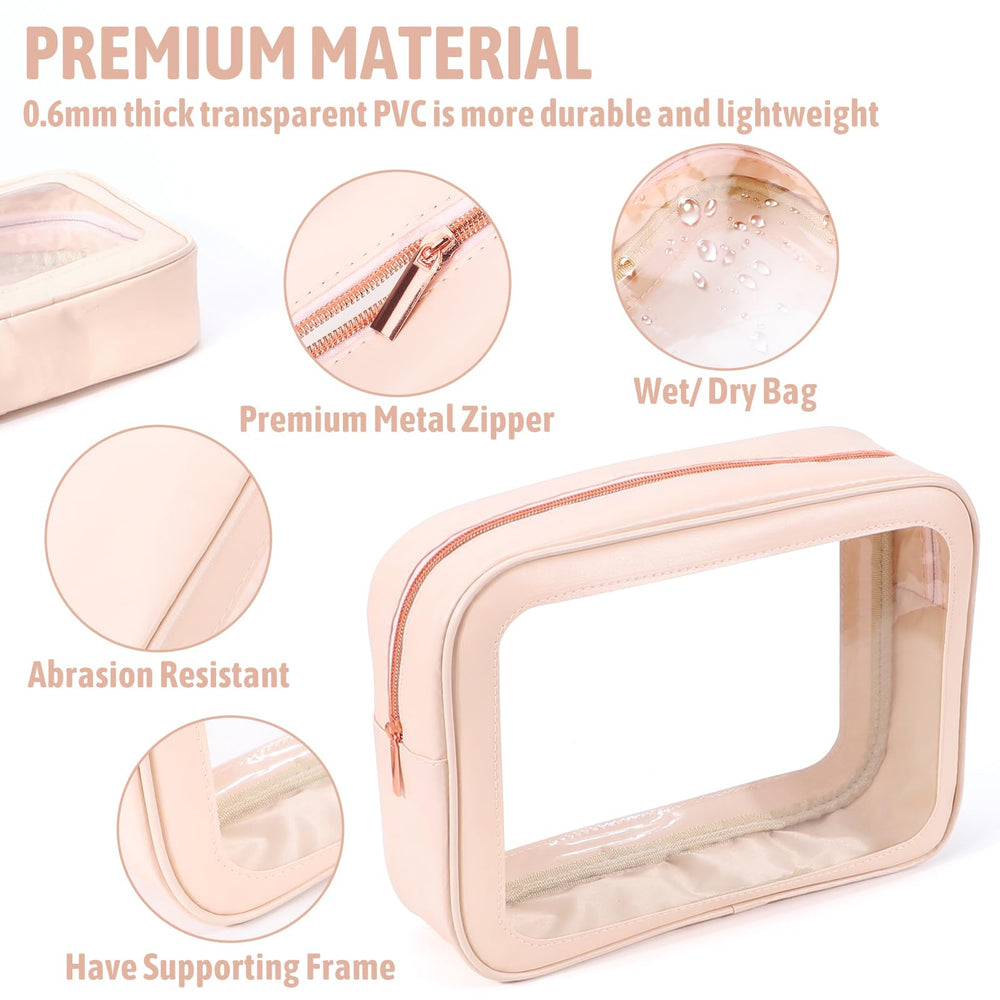 YOPCDJ waterproof toiletry bags—beach or pool days keep wet items contained.