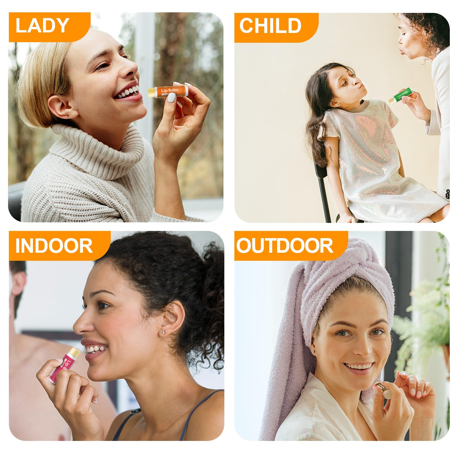 Yopela non-GMO lip balm with coconut oil offers clean-label lip care.