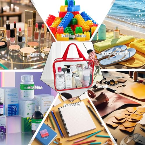 YOQIVEXU easy-clean clear bag ideal for kitchen or office organization