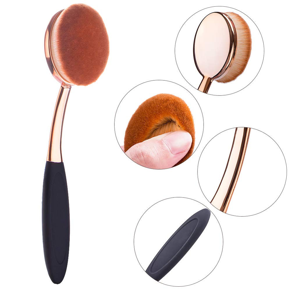 Yoseng synthetic hair holds liquids and creams for versatile use.