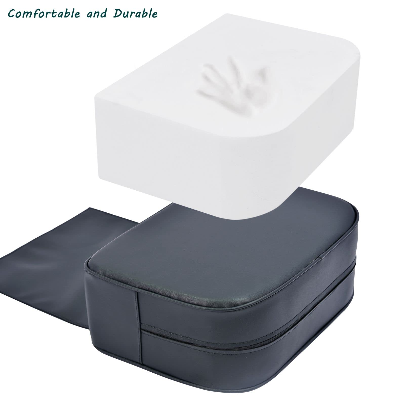 YOSHIKO booster cushion waterproof surface enables quick cleanup after visits.