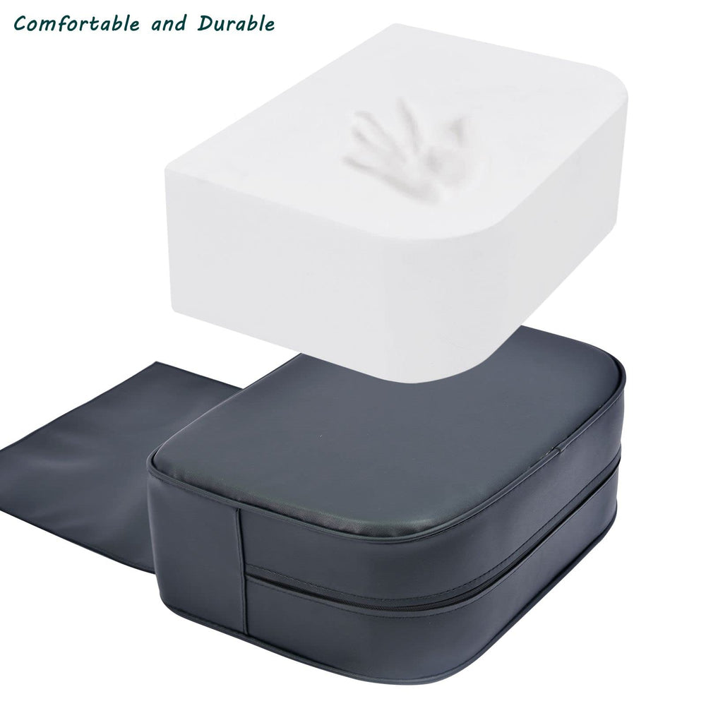 YOSHIKO booster cushion waterproof surface enables quick cleanup after visits.