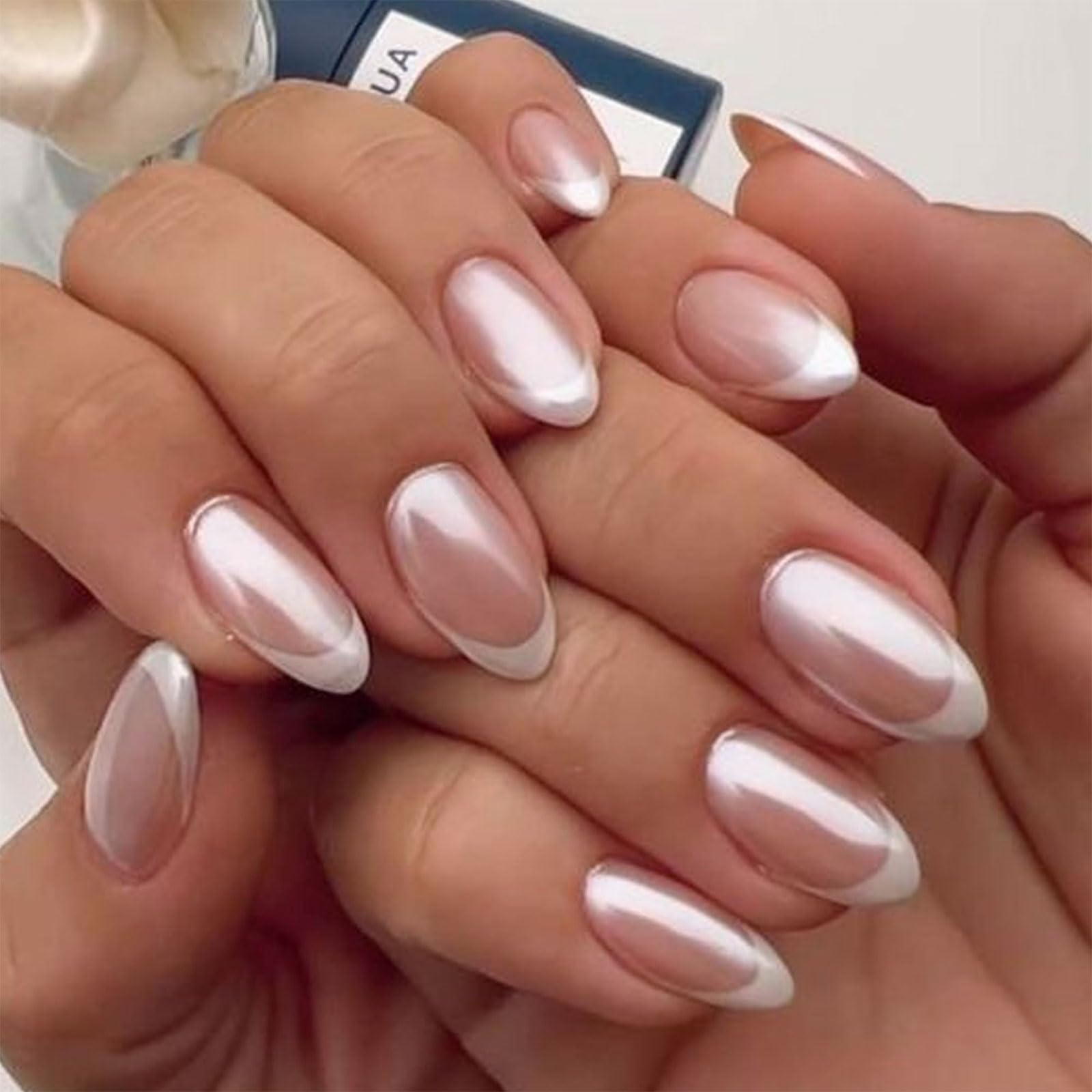 YOSOMMK glossy-press-on-nails nude-full-cover for quick chic glamour