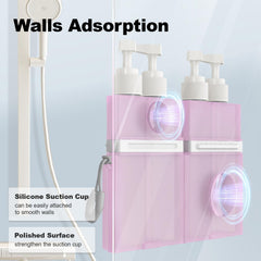 YOTIME silicone suction cup adhesion demonstrates strong hold on smooth surfaces for bedside or bathroom use.