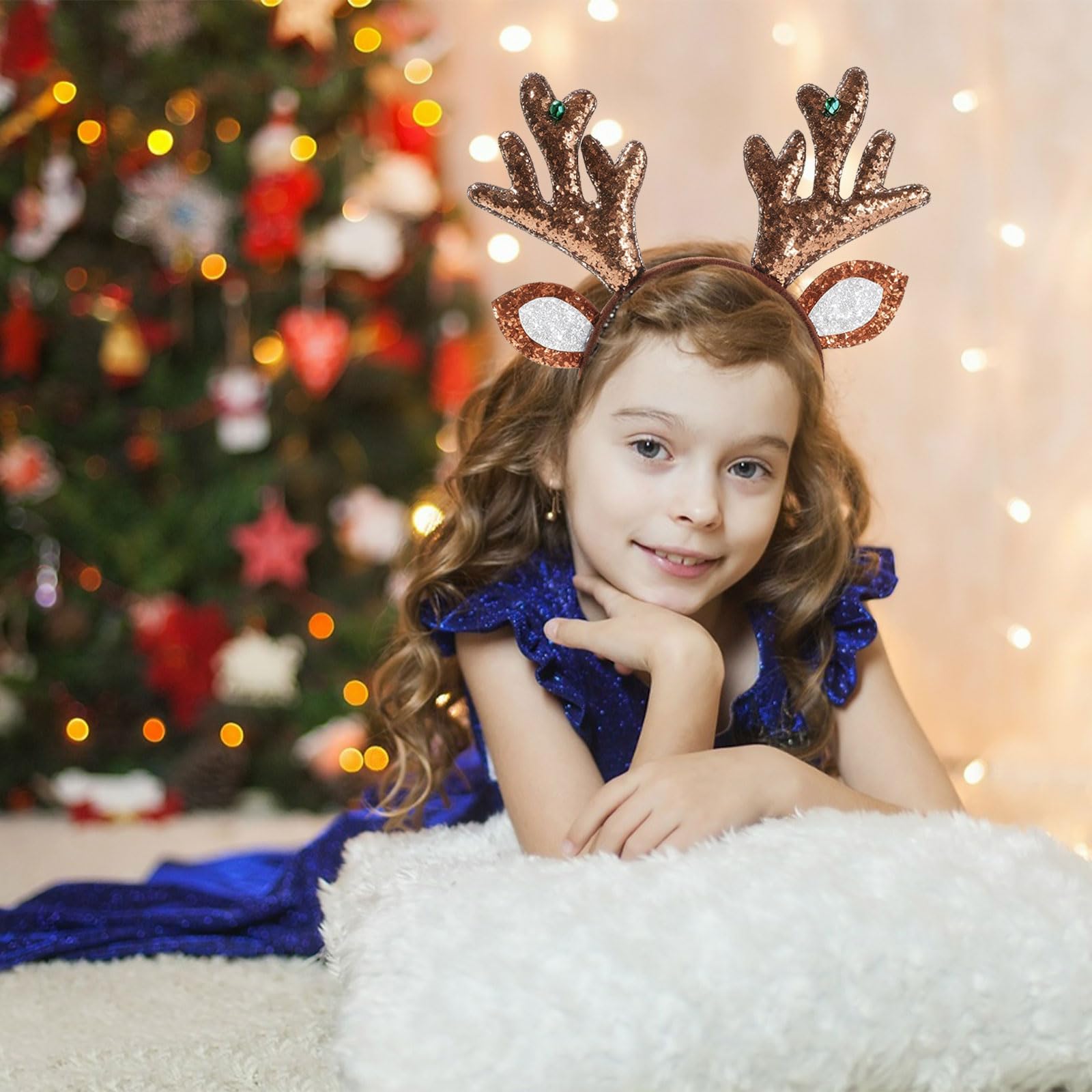 YOUDICT Christmas Antlers Headband easy to care and store when not in use.