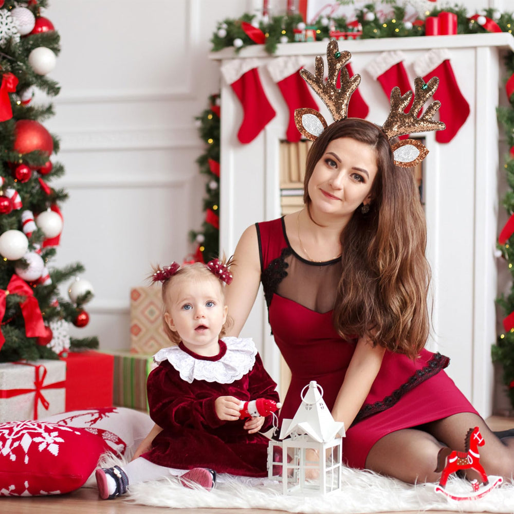 YOUDICT Antlers Headband ideal for cosplay and parties to elevate holiday looks.