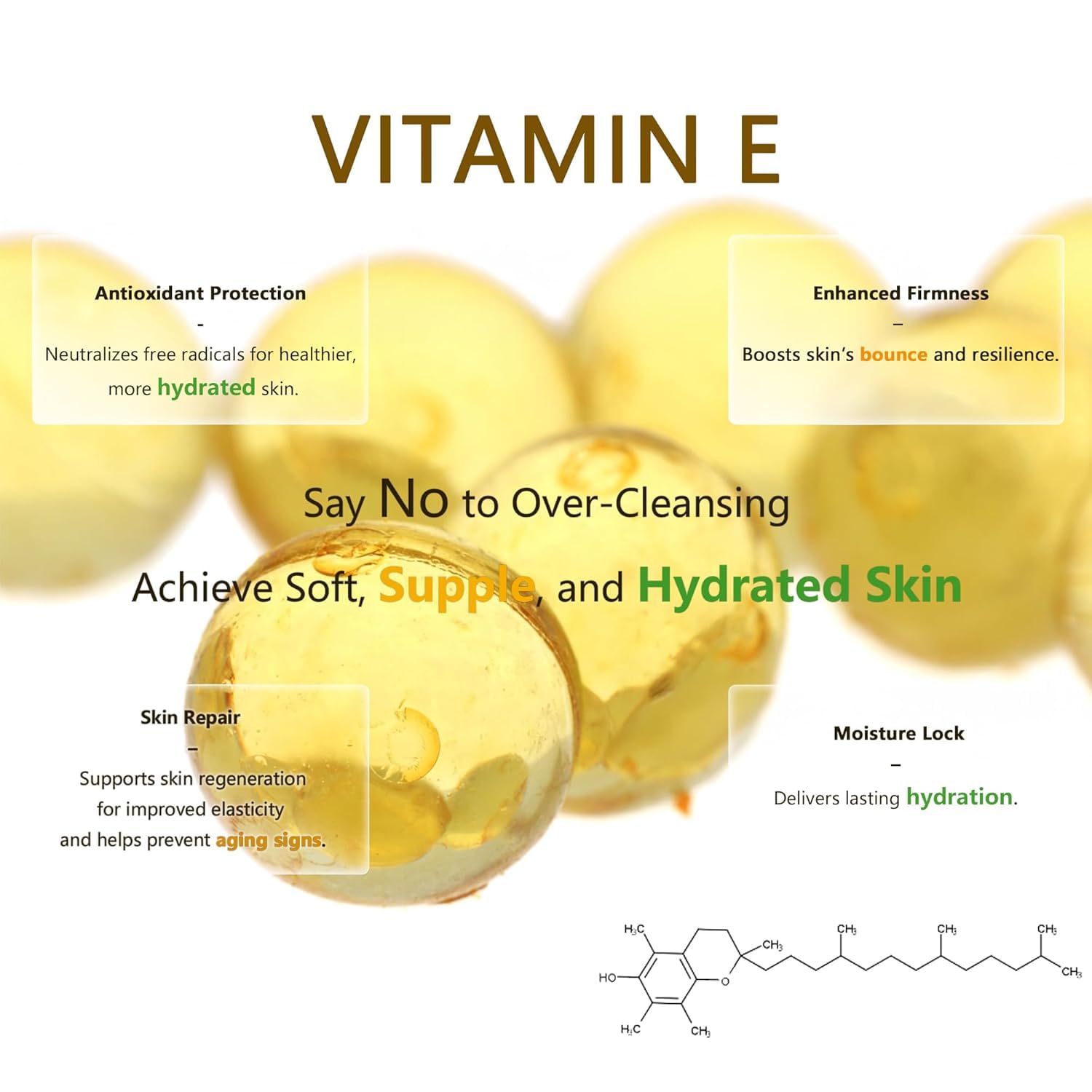 YOUFE Vitamin E Cleansing Balm being applied on the face reveals a creamy, hydrating texture.