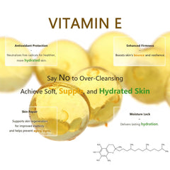 YOUFE Vitamin E Cleansing Balm being applied on the face reveals a creamy, hydrating texture.