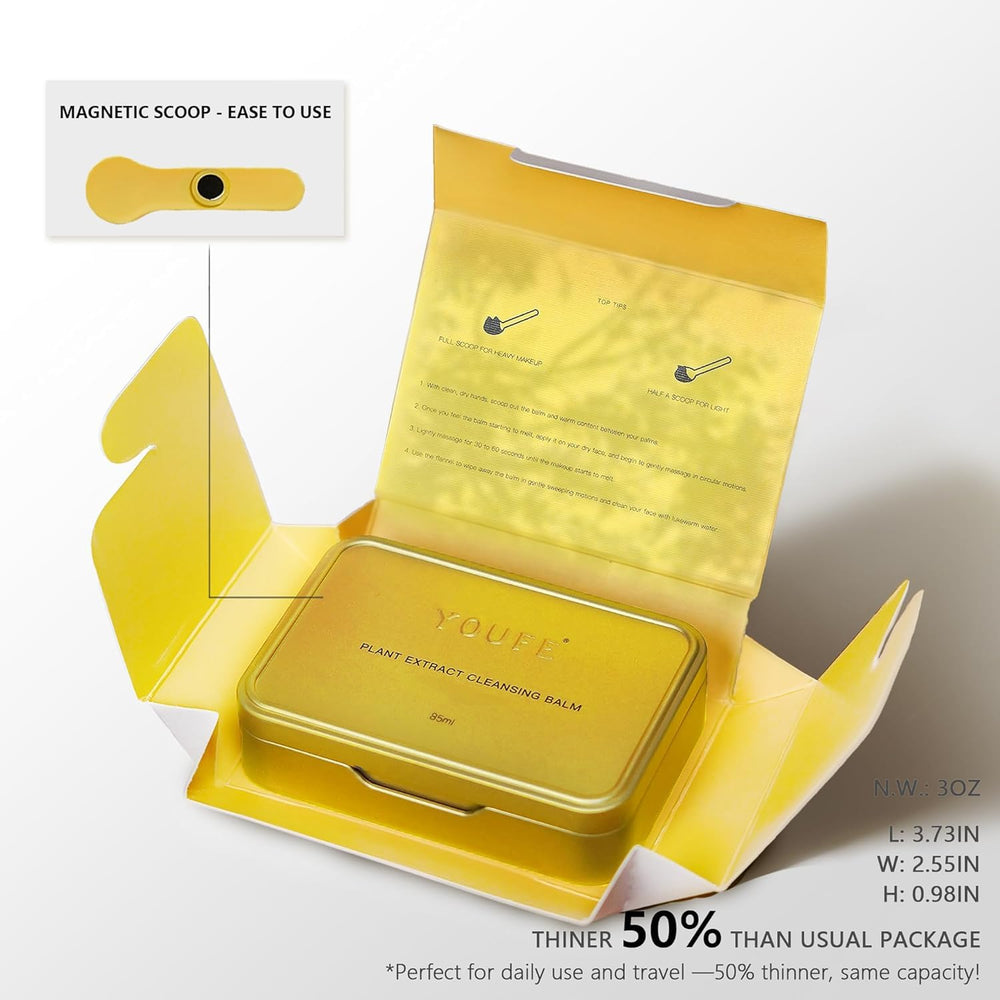 YOUFE Vitamin E Cleansing Balm refillable insert concept encourages reuse.