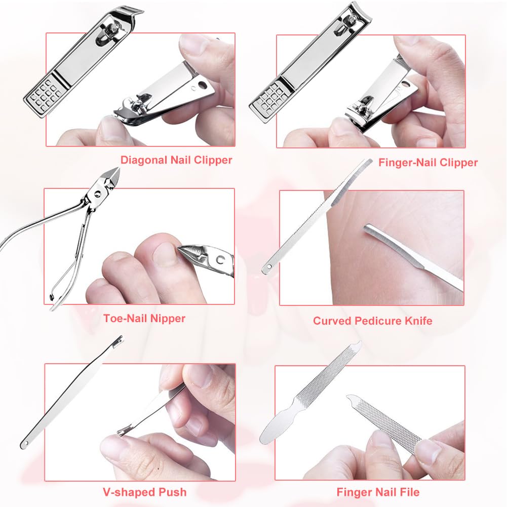 Yougai Manicure Set luxury-case demonstrates premium PU leather case for stylish organization.