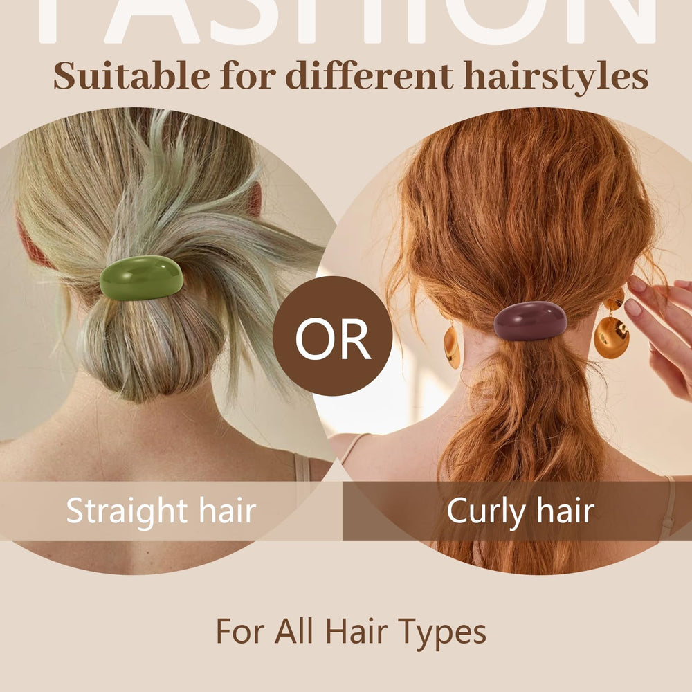 Yougeigy metal hair ties secure ponytails without slipping during daily activities