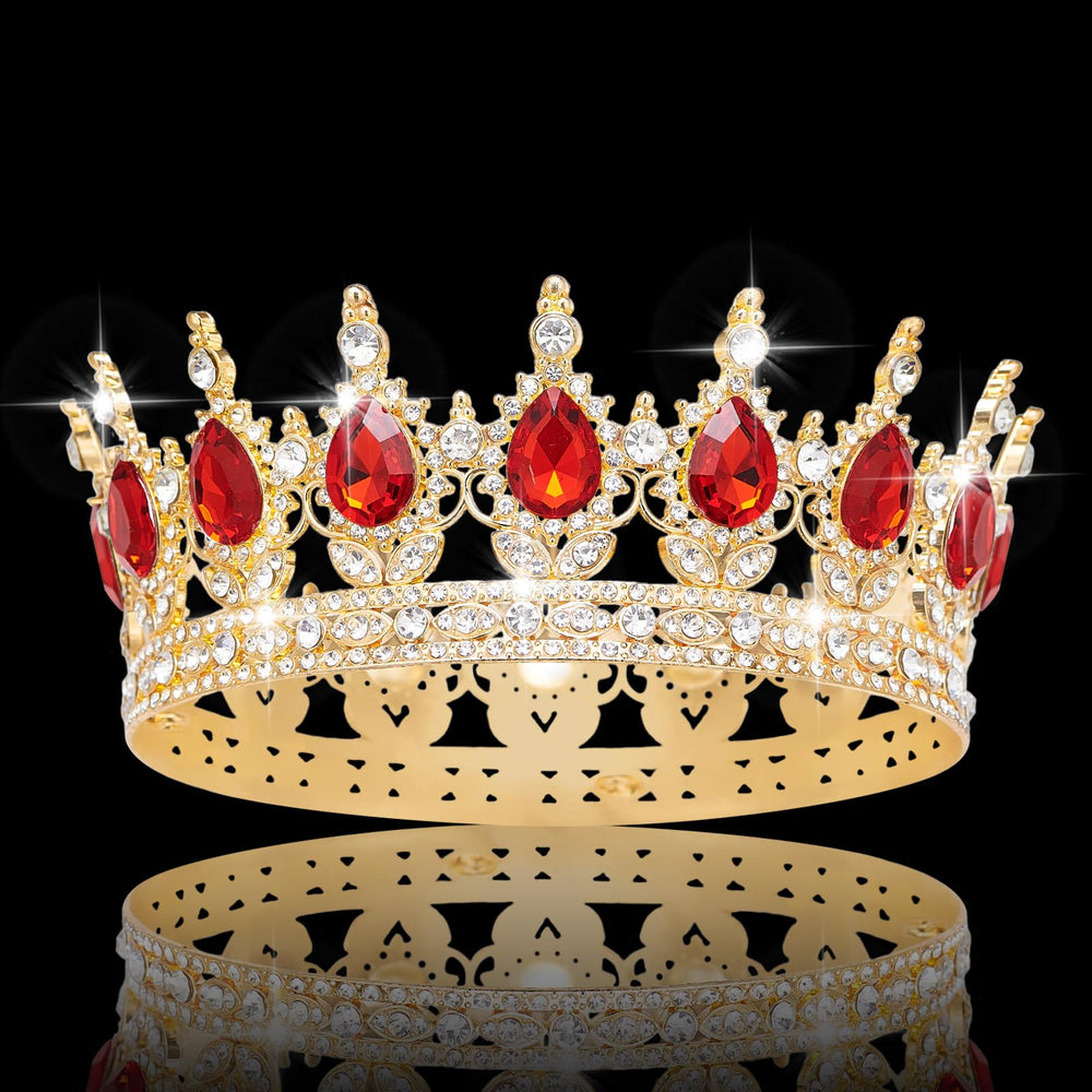 YOUlDIANZI crown-detail-side-view showcases intricate rhinestones for elegant headpieces.