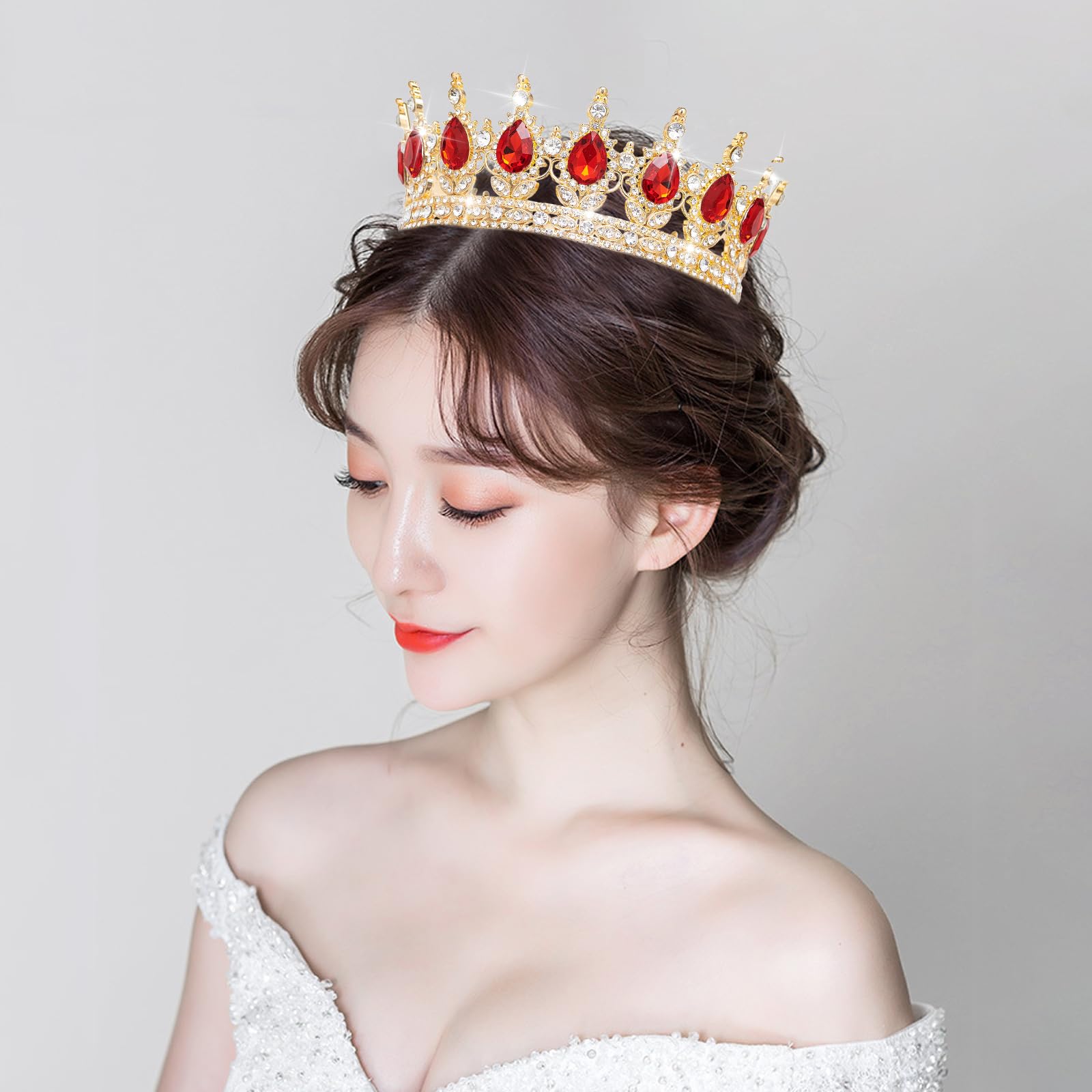 YOUlDIANZI prom crown-tiara shines under lights for memorable dances and formal nights.