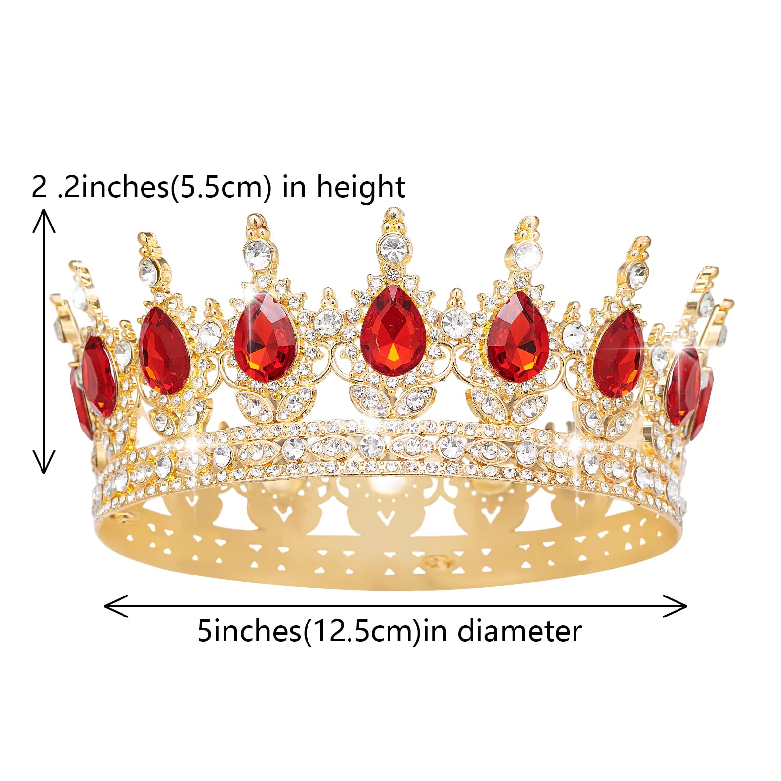 YOUlDIANZI wedding crown crystal bridal accessory adds sparkle to photos and ceremonies.