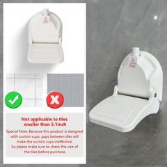 youmtool ergonomic shower foot rest with downward tilt prevents slipping during shaving