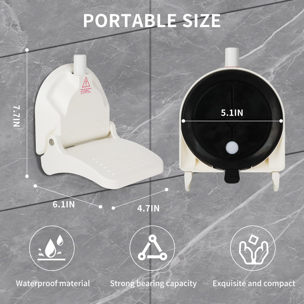 youmtool foldable shower foot rest compact design for travel
