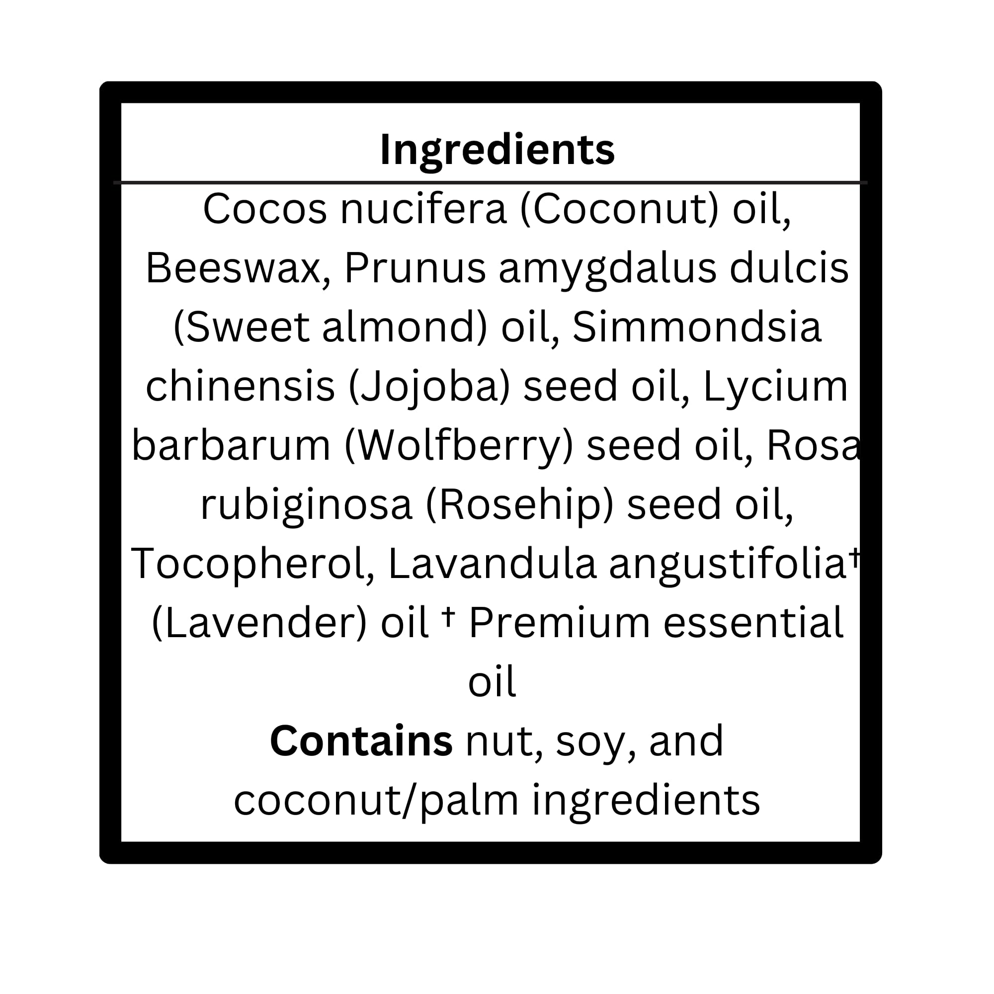 Young Living Lavender Lip Balm natural ingredients emphasis promotes gentle nourishment for lips.