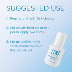 Young Nails Nail Protein Bond surface adhesion — provides longer-lasting polish base