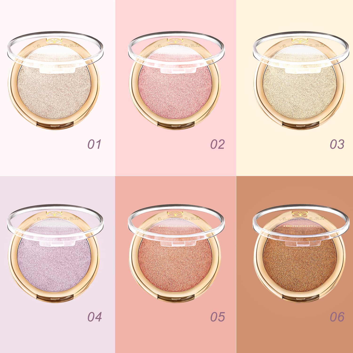 Young Vision air-whipped powder glides on for feather-light glow and smooth diffusion.